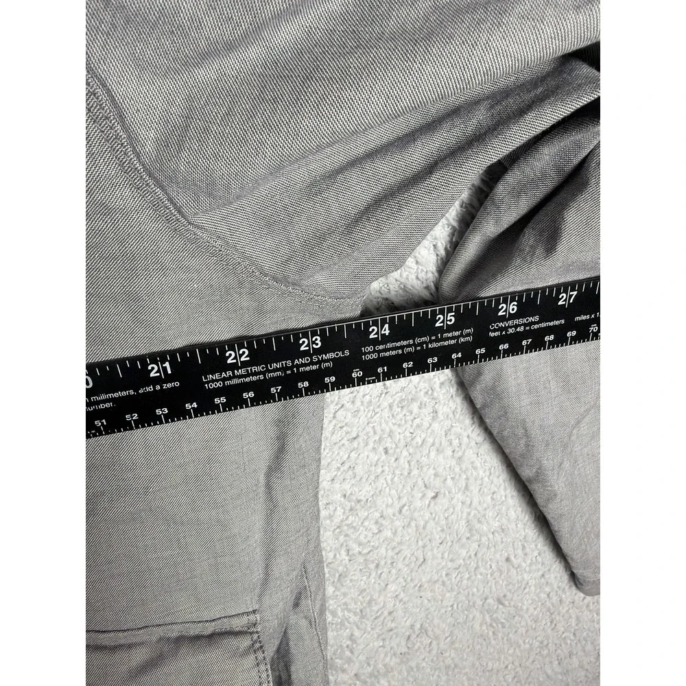 Rodd & Gunn Mens XL Gray Cotton Blend Bomber Jacket Woven in Italy Full Zip